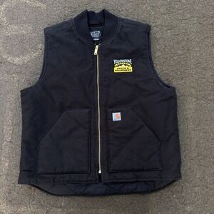 Carhartt Arctic Quilt Lined V01 Men's Sandstone Vest - Black, Size XL Excellent